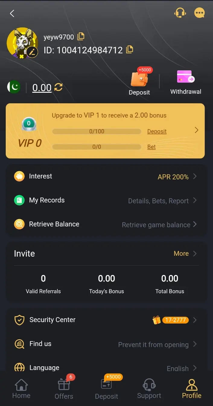 Deposit